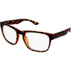 Spartan Tortoise Shell Rectangle Blue Light Glasses made of recycled plastic