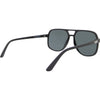 THE BOSS Polarised Aviator Sunglasses with Black Frame back right view