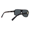 THE CARTEL Polarised Aviator Sunglasses with Black Frame back right view