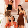 THE DUKE Aviator Sunglasses with Tortoise Shell Frame and Brown lens on a male model sitting on stairs