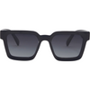Topshelf Polarised Square Sunglasses with Black Frame front view