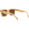 Topshelf Polarised Square Sunglasses with Cream Frame back left view