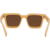 Topshelf Polarised Square Sunglasses with Cream Frame inside view