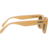 Topshelf Polarised Square Sunglasses with Cream Frame right view