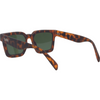 Topshelf Polarised Square Sunglasses with Tortoise Shell Frame back left view