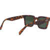 Topshelf Polarised Square Sunglasses with Tortoise Shell Frame back right view