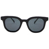 Vegas Polarised Round Sunglasses with Black Frame front view