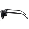 Vegas Polarised Round Sunglasses with Black Frame left view