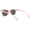 Vegas Polarised Round Sunglasses with Pink Frame back left view