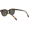 Vegas Polarised Round Sunglasses with Tortoise Shell Frame and G15 Lens back left view