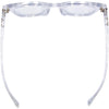 Vegas Round Blue Light Glasses with Clear Frame top view