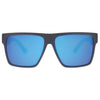 Vespa II Polarised Blue Square Mirrored Sunglasses front view