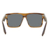 Vespa II Polarised Brown Square Sunglasses inside view