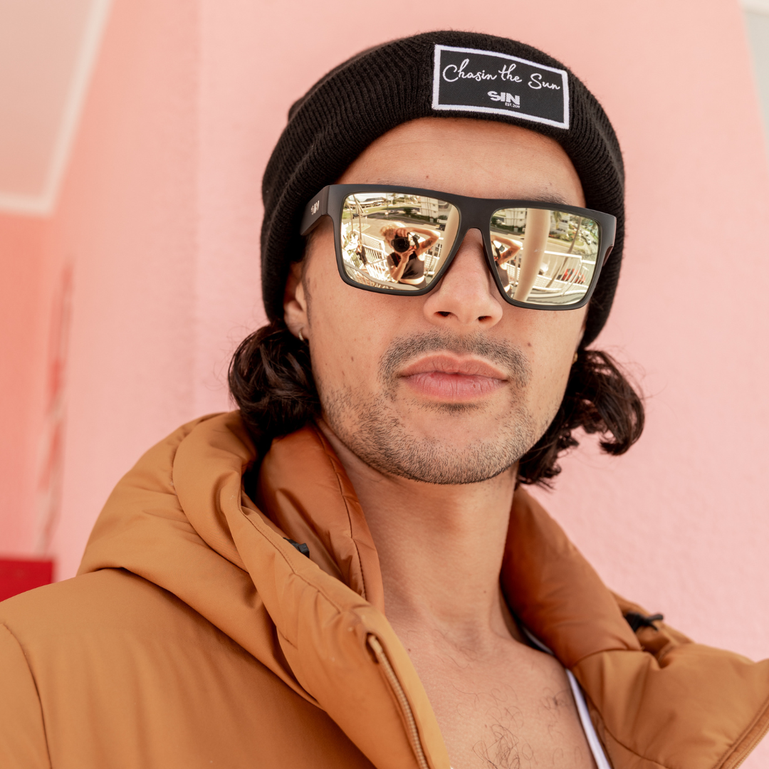 Square mirrored sunglasses best sale