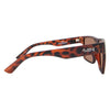 Vespa II Polarised Square Sunglasses with Tortoise Shell Frame right view