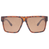 Vespa II Polarised Tortoise Shell Square Sunglasses front view