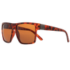 Vespa Polarised Square Sunglasses with Tortoise Shell Frame front left view