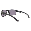 WAYWARD Polarised Mirrored Wrap Around Sunglasses with Blue Lens back left view
