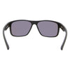 WAYWARD Polarised Mirrored Wrap Around Sunglasses with Blue Lens inside view