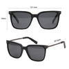 WILD CARD Polarised Square Sunglasses with Black Frame measurements