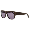 ZEPHYR Brown Rectangle Sunglasses front left view