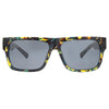 ZEPHYR II Polarised Green Rectangle Sunglasses front view
