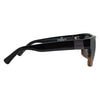 ZEPHYR II Polarised Rectangle Sunglasses with Black Brown Frame right view