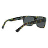 ZEPHYR II Polarised Rectangle Sunglasses with Green Frame back right view