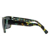 ZEPHYR II Polarised Rectangle Sunglasses with Green Frame left view
